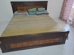 King size bed without mattress