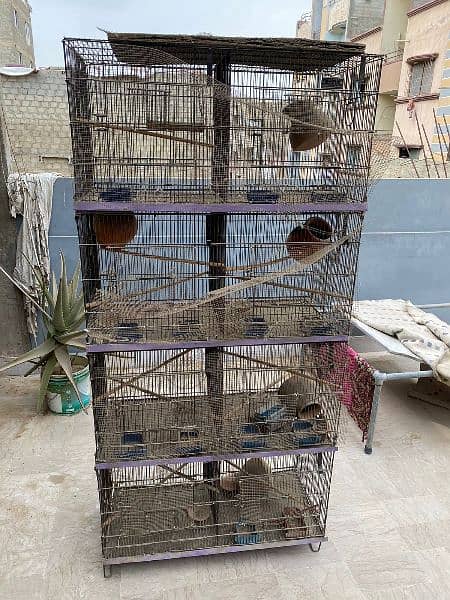 4 Portions Cage For Sale With Equipment 0