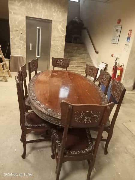 Dinning Table 100% Shesham wood 2