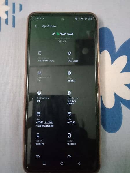 infinix hot 30play 4/64 gb unused box 2