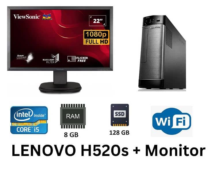 Lenovo Desktop PC & IPS Monitors 2