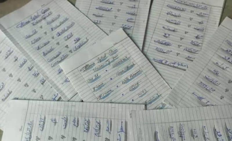 Hand written Assignments. 2