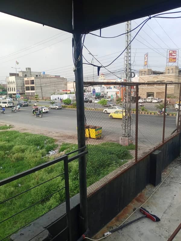 1 kanal single story roof available for cafe and restaurant near UCP University main khayaban e jinnah road 1