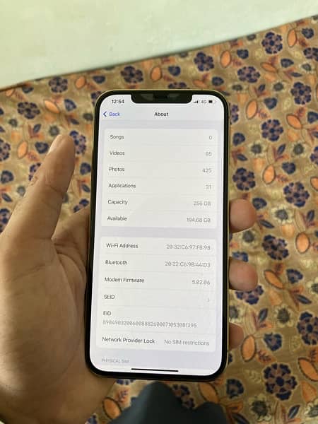 iphone 12 pro max 256GB ( first read Ad ) non PTA 8