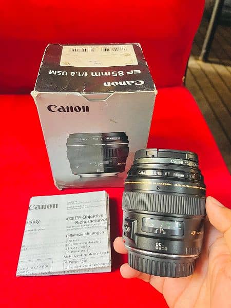 Canon 85mm 1.8 Condition 10/10 No Any Scratch 5