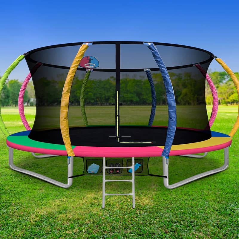 Trampoline | Jumping Pad | Round Trampoline | Kids Toy|With safety ne 1