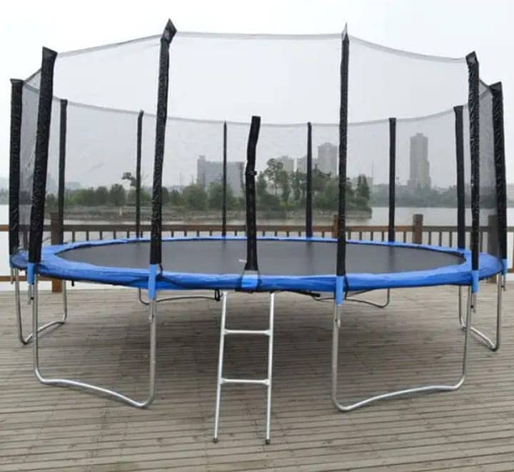 Trampoline | Jumping Pad | Round Trampoline | Kids Toy|With safety ne 15