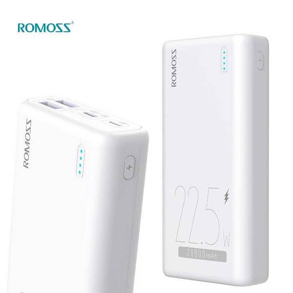 ROMOSS SIMPLE 20 POWER BANK 20000MAH 22.5W PD SUPER FAST CHARGING 0