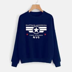 1pc cotton printed sweatshirt