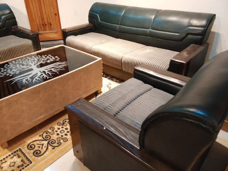 leather sofa set 3 2 1 seater call 03124049200 4