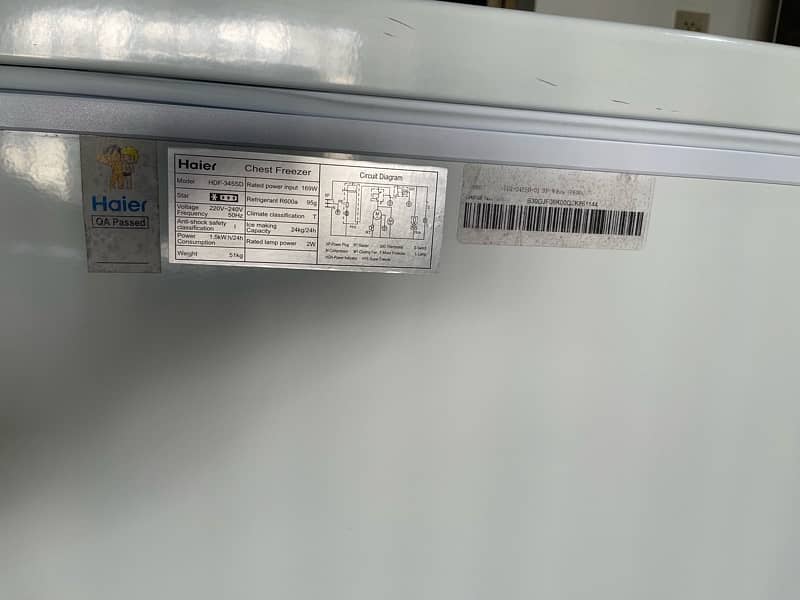 Haier deep freezer 51 kg 4