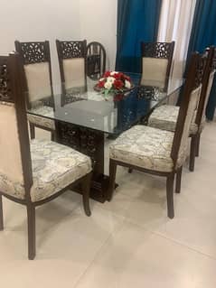 brand new dining table and sofa set