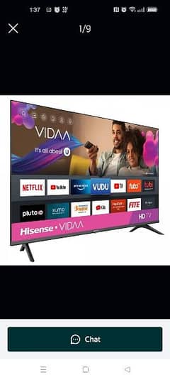 VIDAA 4k HDR 60" smart TV