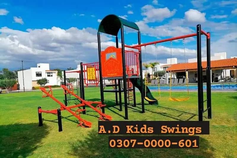 Kids Tree House|Swings|Slide|Seesaw|Marygoround|Bench Park Setup 2