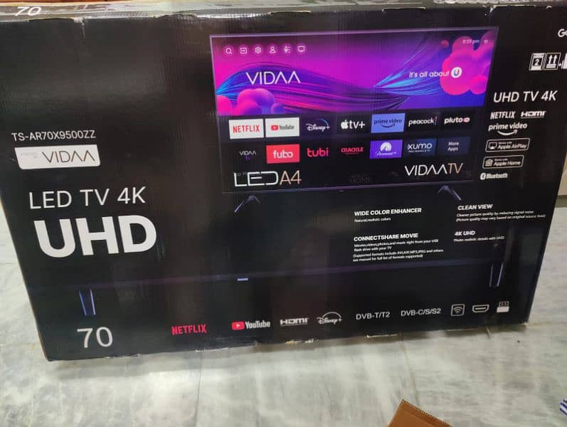 VIDAA 4k HDR 60" smart TV 2