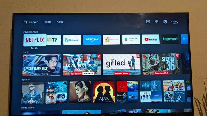 Haier 43 inches Android TV 4