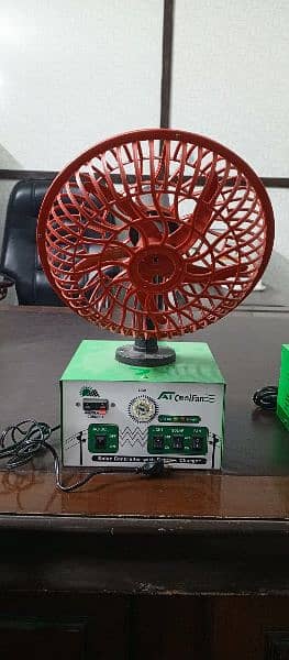 Solar controller with battery charger Fan 4