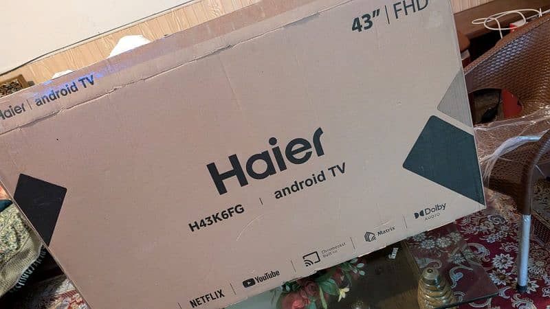 Haier 43 inches Android TV 6