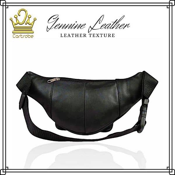 Leather Waist Bag l Travel Bag l Free Delivery l 0323-4536375 2