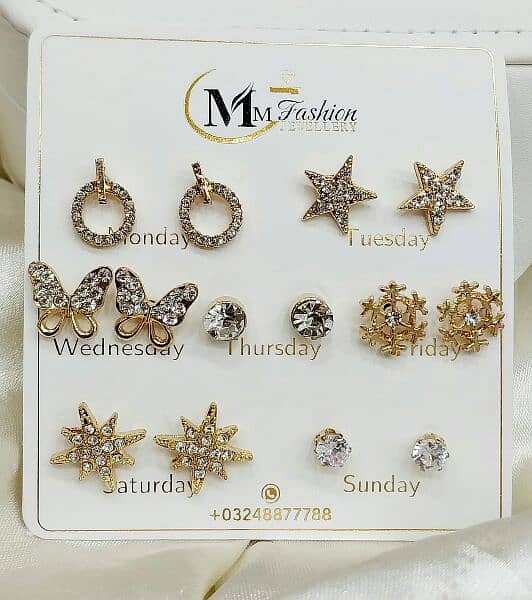 7pc earring set 0