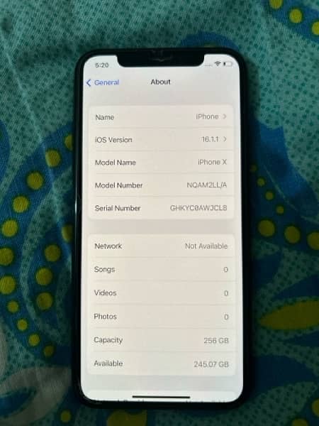 IPhone X Jv 256Gb 10/10 Condition 2