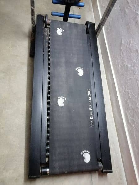 Heavy duty manual roller treadmill 1