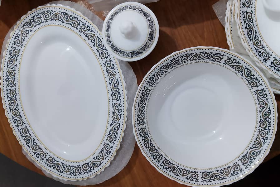 Brand New Marble Dinner set COROLLY-MZ available sale 72 pcs Jahaiz 6