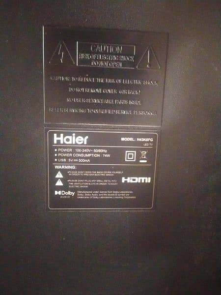 Haier LED 43 INC 0