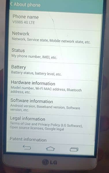 LG G3 ( VS985 4G LTE) 3/32 PTA Approved 10