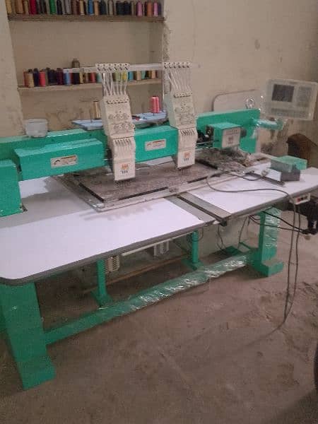 do hd embroidery machine new condition 400 by 450 2