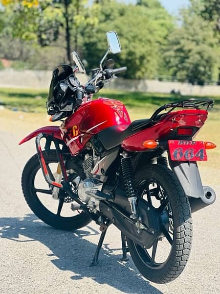 yamaha ybr 125g model 2021 brand new unused bike islamabad number 0