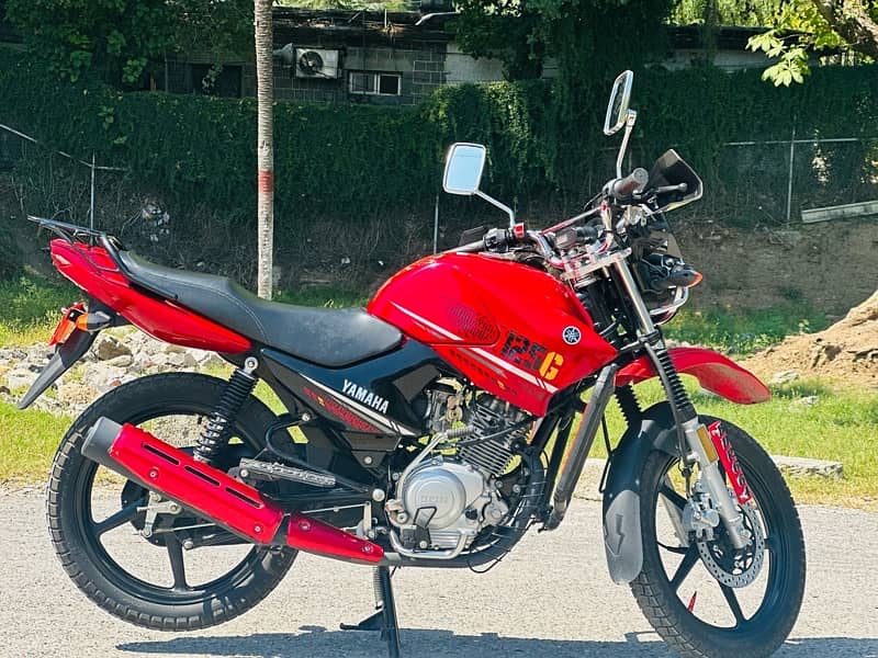 yamaha ybr 125g model 2021 brand new unused bike islamabad number 2