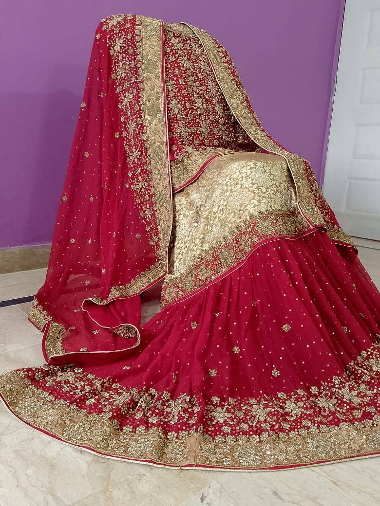 Bridal Dress (Lehnga with Dupatta) 6