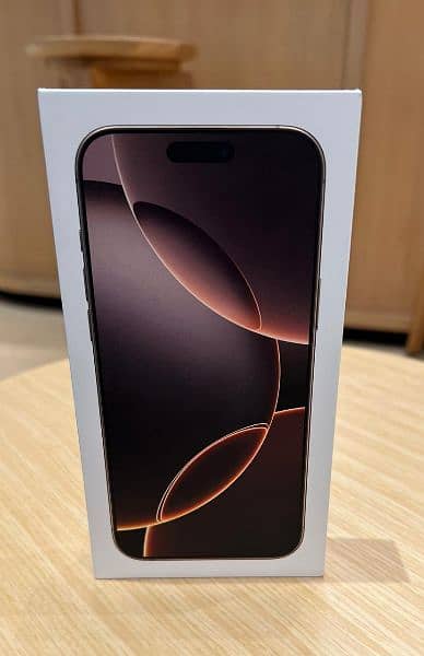 Apple Iphone 16 Pro Max 256GB HK NON Active Physical Dual Desert Titan 0