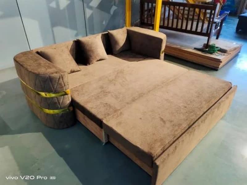 10/10 condition sofa come bed urgent sale delivery available all side 2