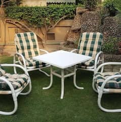 Anqa outdoor chairs(4 chairs+ table)