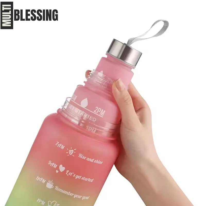 Motivational water bottle set of 3 3