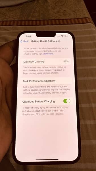 iphone 14 plus+ 128 GB 89 Battery health Non PTA TRA Model 6