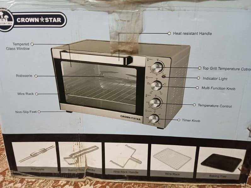 40L Electric Toaster Oven (Crown Star) 1