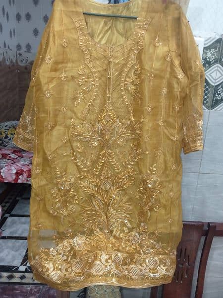 organza duppata organza kameez shakwar banarsi 1