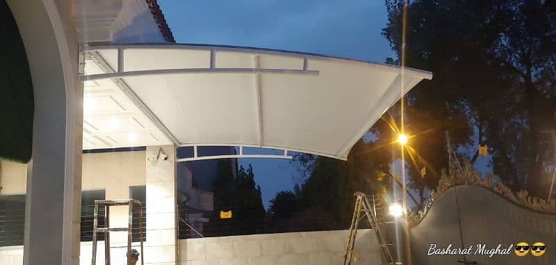 Tensile Car Park Structures - Cafe Roof - Marquee - Porch - Fiber 1