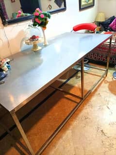 STEEL DINING TABLE FOR SALE