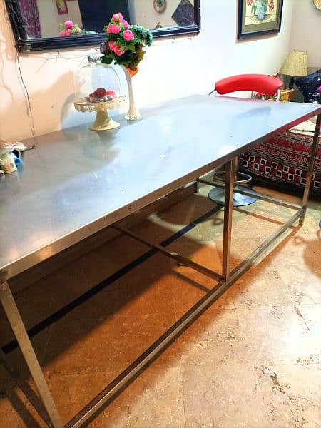 STEEL DINING TABLE FOR SALE 2