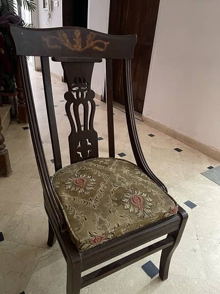 Wooden Dining Table for Sale - 8 chairs 2