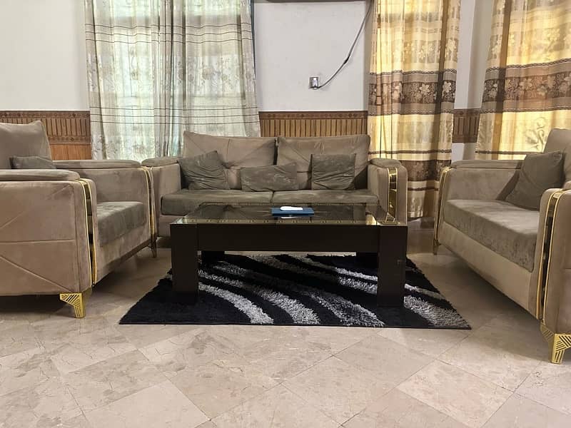 golden brown sofa set of 3 3