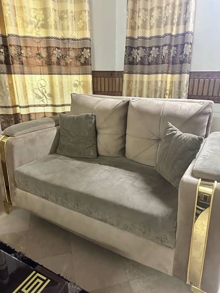 golden brown sofa set of 3 6