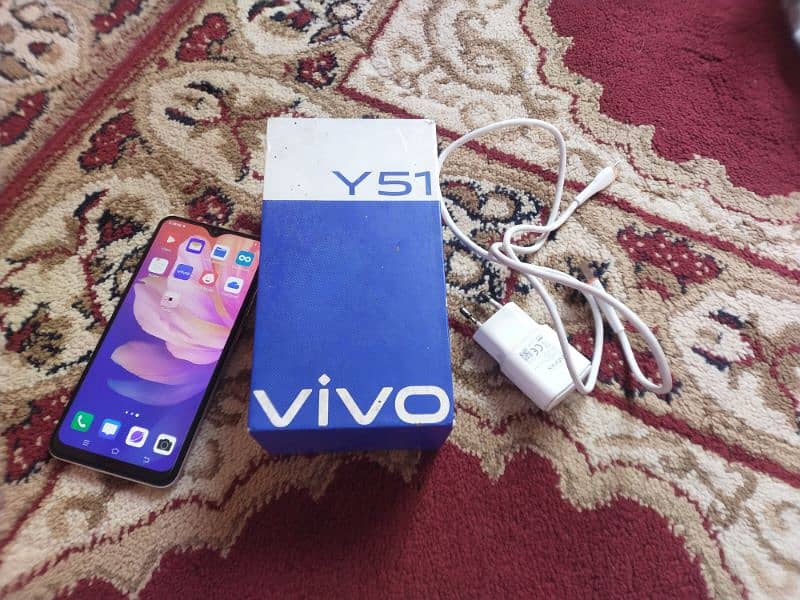 vivo y51 4,128 full box  frunt fingar 6