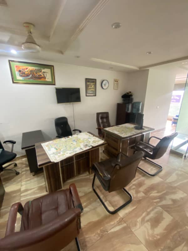 5.5 Marla Commercial Furnished Second Floor For Rent Near KFC Bahria Town Lahore 7