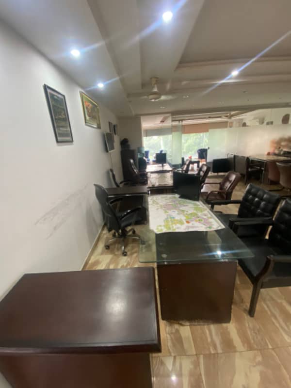 5.5 Marla Commercial Furnished Second Floor For Rent Near KFC Bahria Town Lahore 10