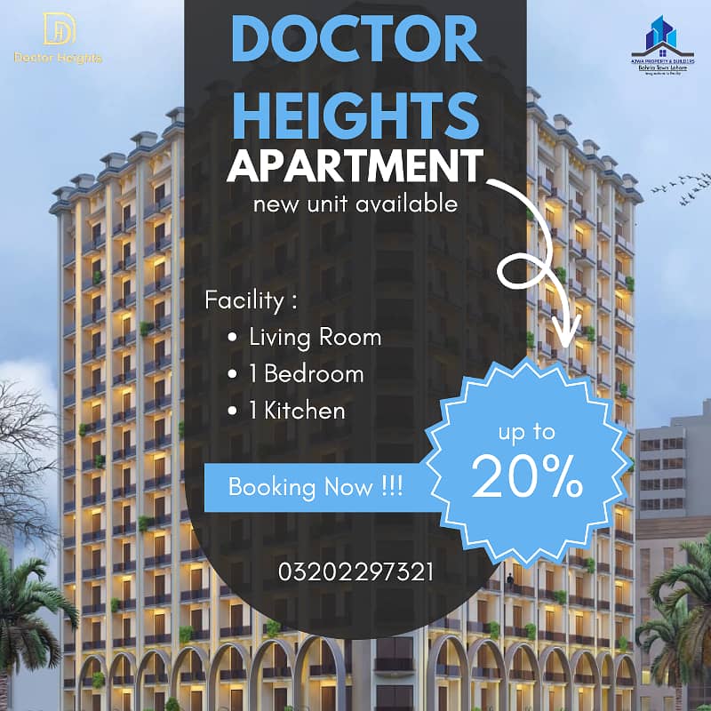 2 Bed Apartment in Relexable Payment Plan For Doctor Heights Bahria 8